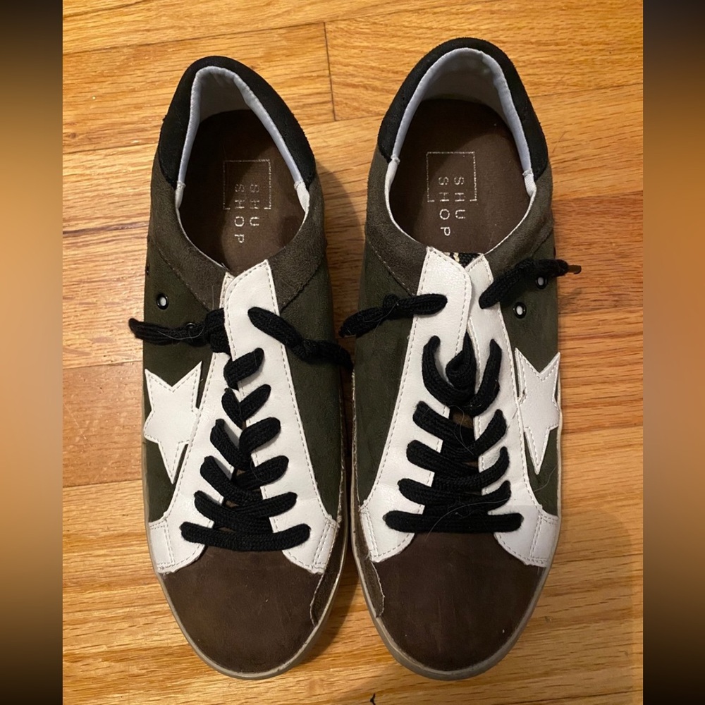 ShuShop Women’s Pamela Olive Sneakers